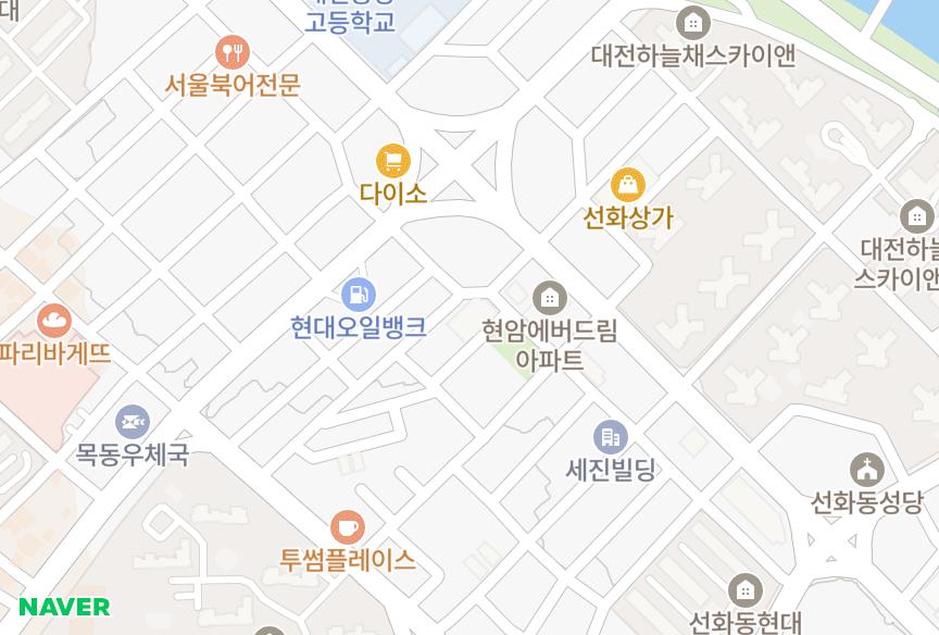 대전광역시 중구 선화동 선화맨션 위치·실거래 시세 지도