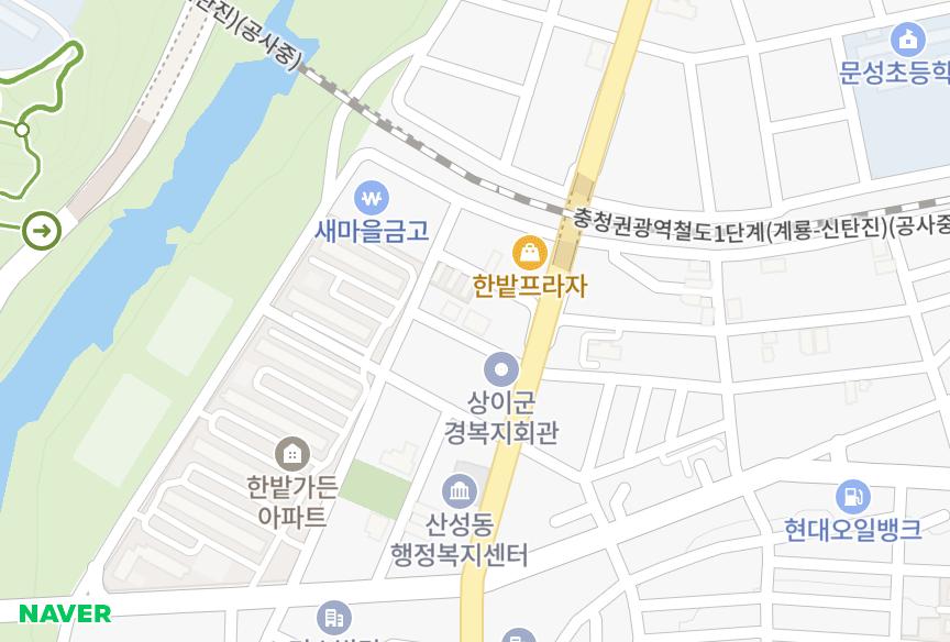 대전광역시 중구 산성동 하모니2차 위치·실거래 시세 지도