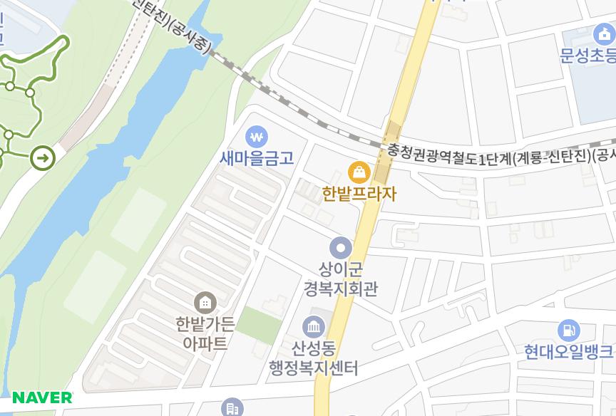 대전광역시 중구 산성동 하모니 위치·실거래 시세 지도