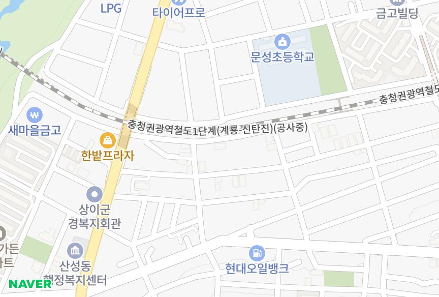 대전광역시 중구 산성동 대진하모니프라임 위치·실거래 시세 지도