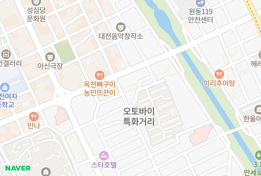 대전광역시 중구 대흥동 드림팰리스6차 위치·실거래 시세 지도