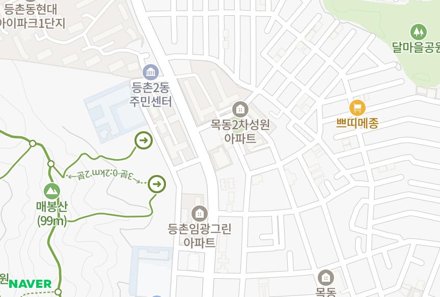 서울특별시 양천구 목동 상진지오벨리 위치·실거래 시세 지도