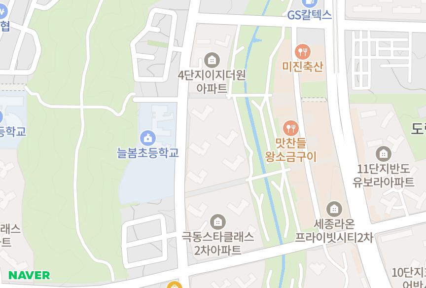 세종특별자치시 세종특별자치시 도담동 도램마을3단지스타클래스 위치·실거래 시세 지도