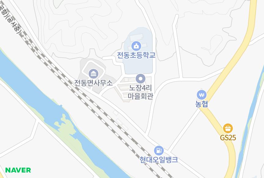 세종특별자치시 세종특별자치시 전동면 노장리 도원 위치·실거래 시세 지도