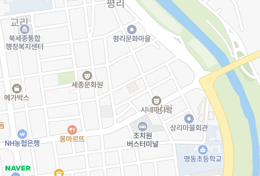 세종특별자치시 세종특별자치시 조치원읍 상리 세종1차굿애플허브 위치·실거래 시세 지도