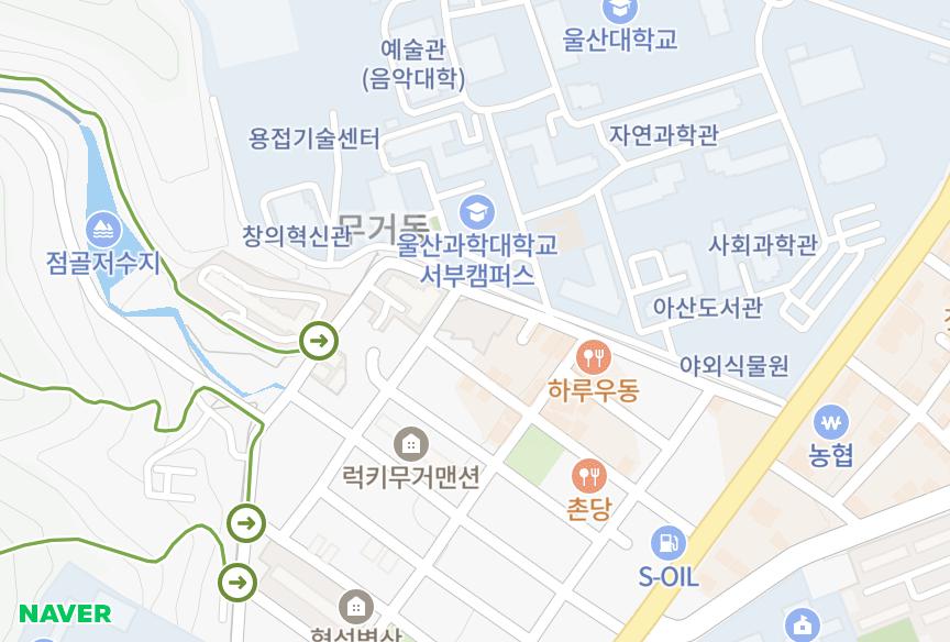 울산광역시 남구 무거동 영남행복맨션 위치·실거래 시세 지도