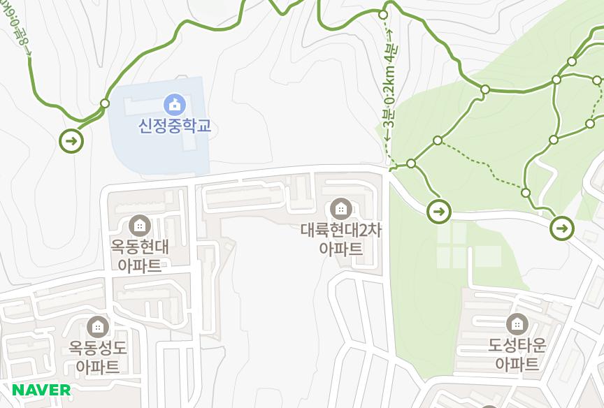 울산광역시 남구 옥동 청암아파트(현대) 위치·실거래 시세 지도