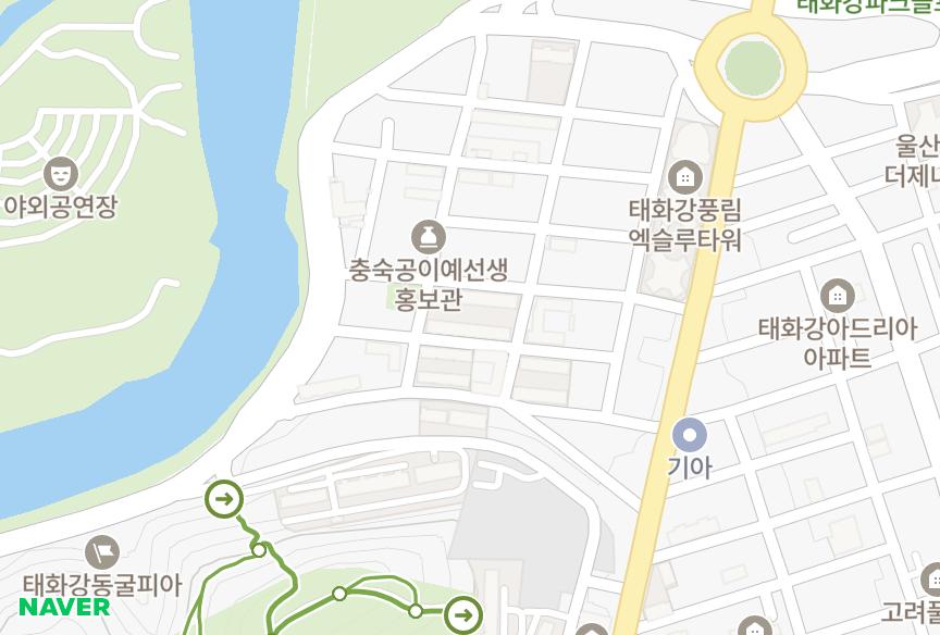 울산광역시 남구 신정동 해원맨션 위치·실거래 시세 지도