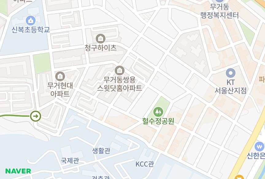 울산광역시 남구 무거동 삼성석유화학 위치·실거래 시세 지도