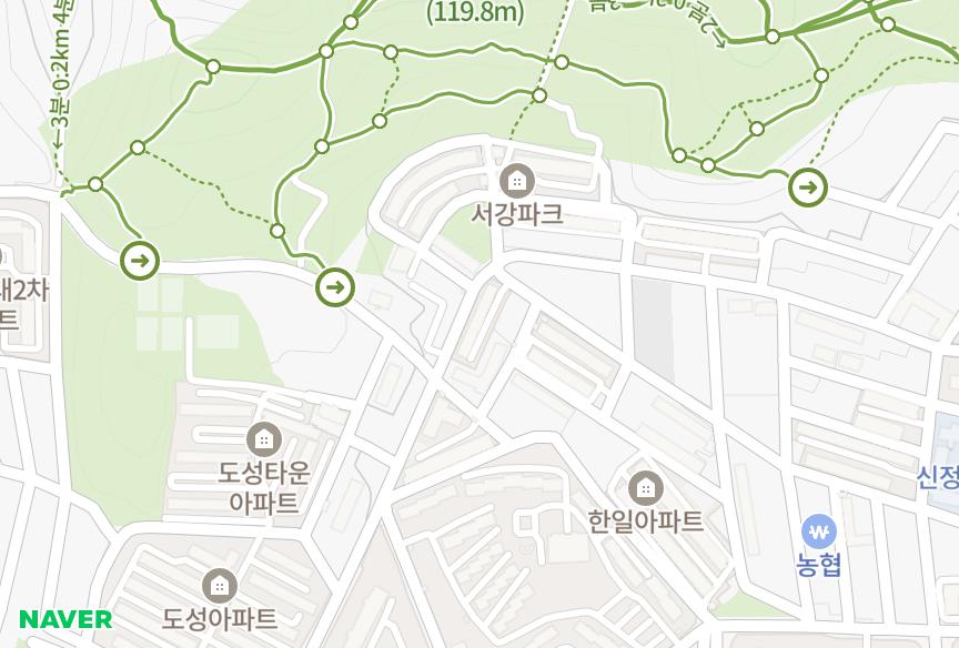 울산광역시 남구 신정동 오성 위치·실거래 시세 지도