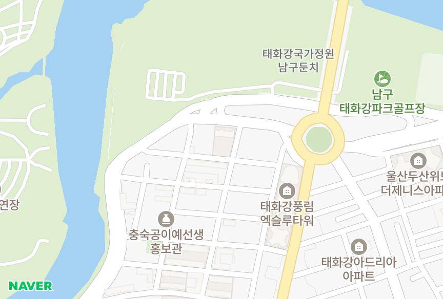 울산광역시 남구 신정동 강변아드리아 위치·실거래 시세 지도