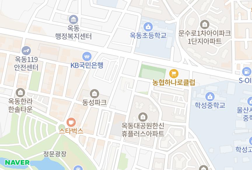 울산광역시 남구 옥동 양지맨션 위치·실거래 시세 지도