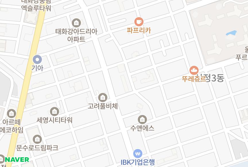 울산광역시 남구 신정동 성안리더스 위치·실거래 시세 지도