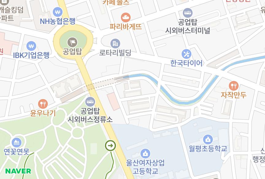 울산광역시 남구 신정동 삼진파크 위치·실거래 시세 지도