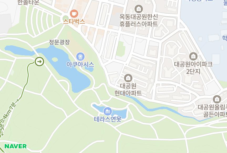 울산광역시 남구 옥동 동서파크맨션 위치·실거래 시세 지도