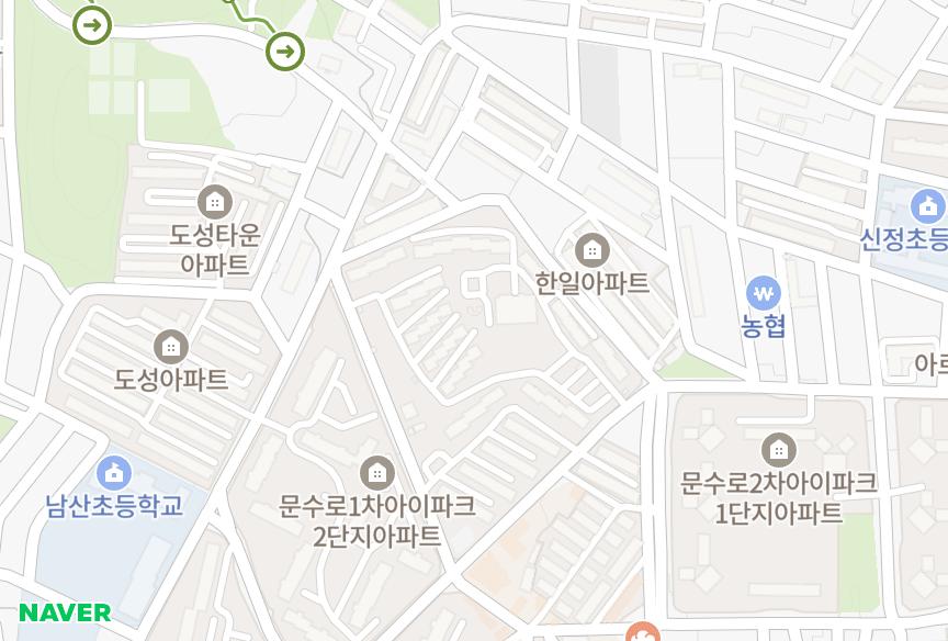 울산광역시 남구 신정동 DW동원개발울산사택 위치·실거래 시세 지도