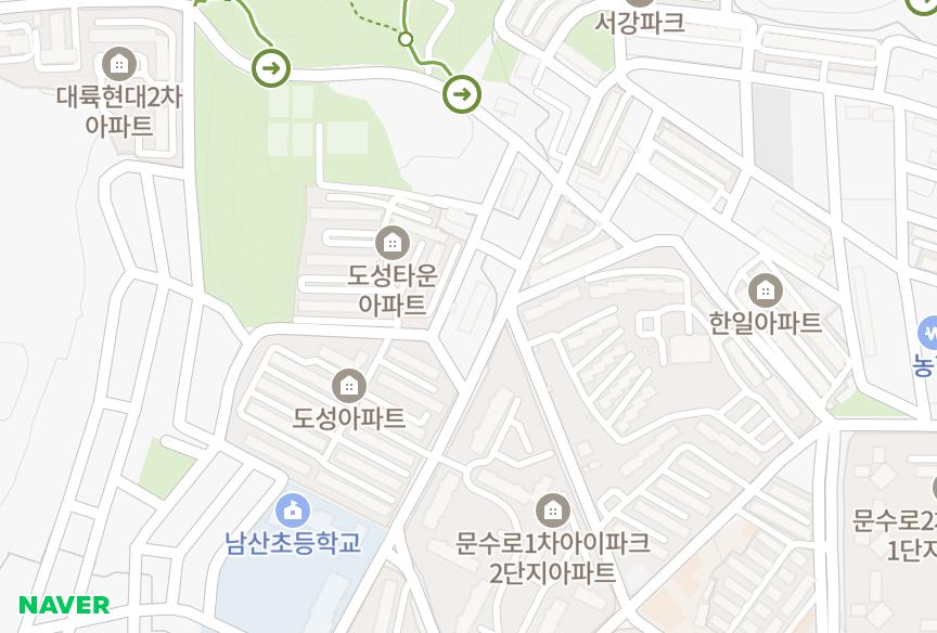 울산광역시 남구 신정동 다운듀크빌 위치·실거래 시세 지도