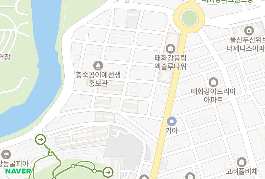 울산광역시 남구 신정동 송해 위치·실거래 시세 지도