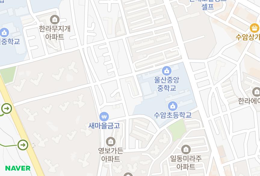울산광역시 남구 신정동 알뜰 위치·실거래 시세 지도