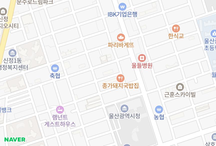 울산광역시 남구 신정동 법경보듬채 위치·실거래 시세 지도