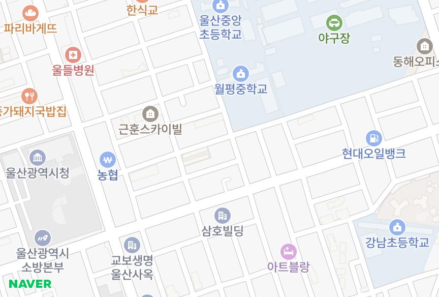 울산광역시 남구 신정동 대흥 위치·실거래 시세 지도