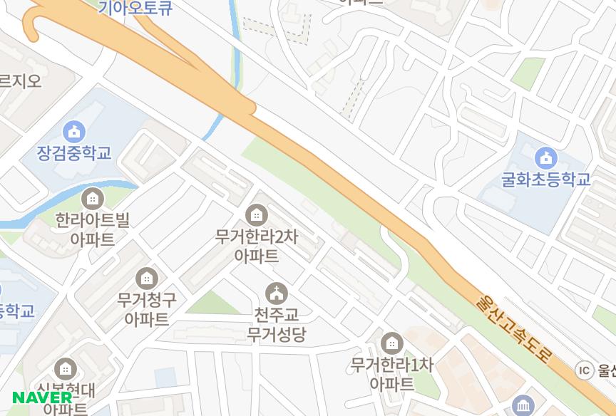 울산광역시 남구 무거동 하나로빌라 위치·실거래 시세 지도