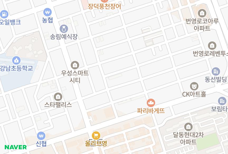 울산광역시 남구 달동 장미 위치·실거래 시세 지도