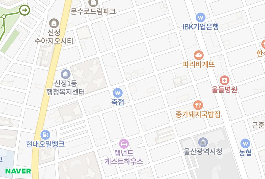 울산광역시 남구 신정동 삼보아이맥스 위치·실거래 시세 지도