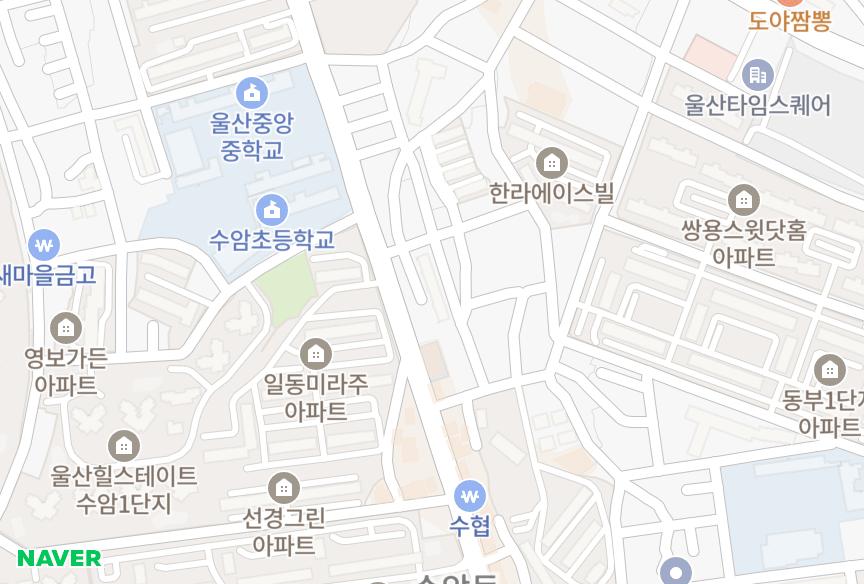울산광역시 남구 야음동 상아 위치·실거래 시세 지도