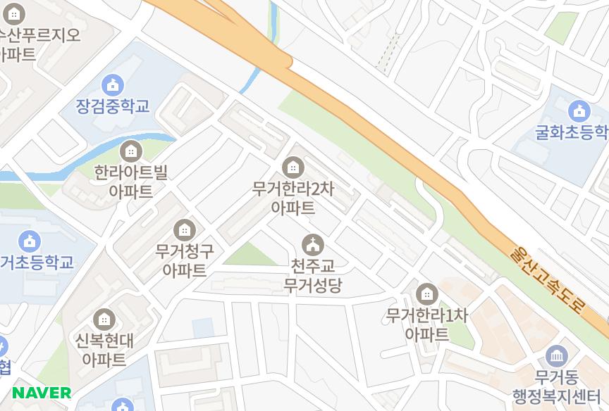 울산광역시 남구 무거동 선진 위치·실거래 시세 지도