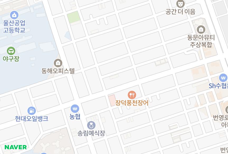 울산광역시 남구 신정동 두레빌라트 위치·실거래 시세 지도