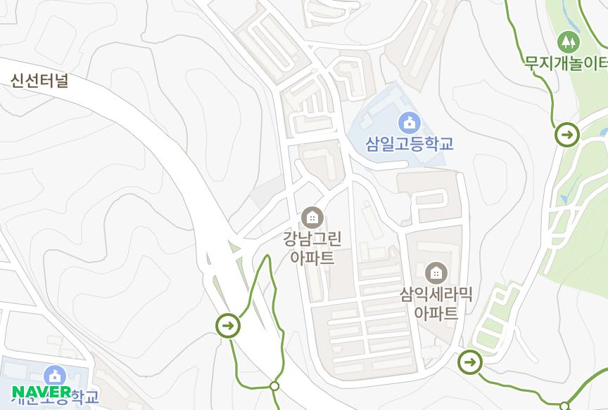 울산광역시 남구 선암동 대원오성빌라 위치·실거래 시세 지도