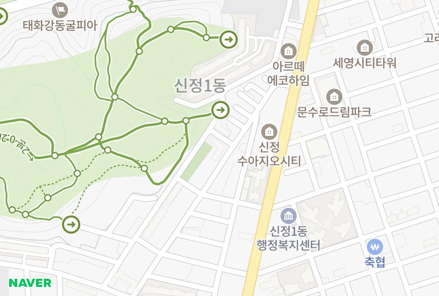 울산광역시 남구 신정동 동원 위치·실거래 시세 지도