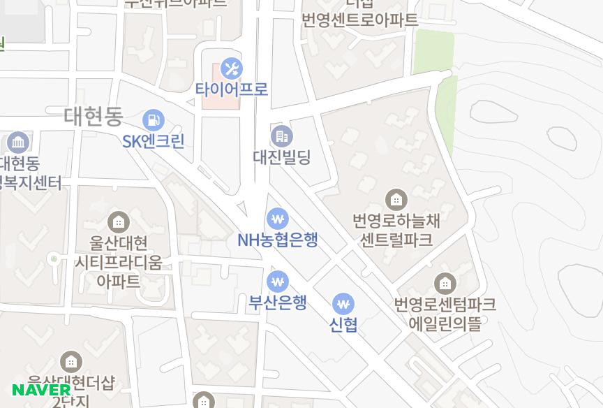울산광역시 남구 야음동 신선산아드리아 위치·실거래 시세 지도