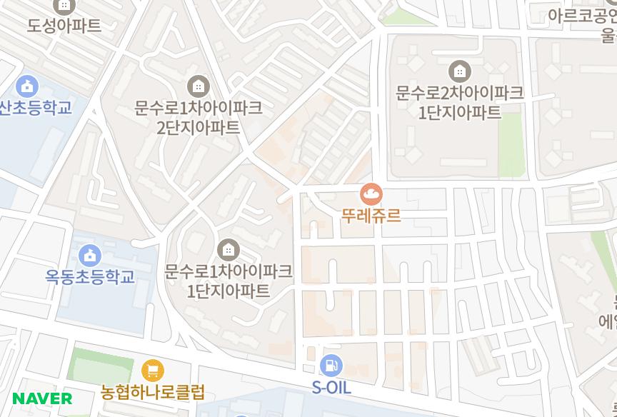 울산광역시 남구 신정동 대영빌라 위치·실거래 시세 지도