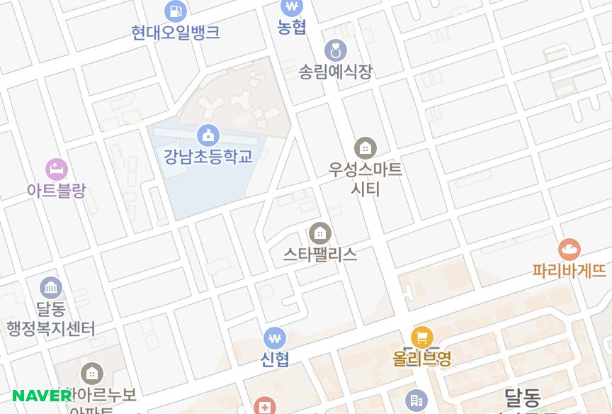 울산광역시 남구 달동 대성비바체 위치·실거래 시세 지도