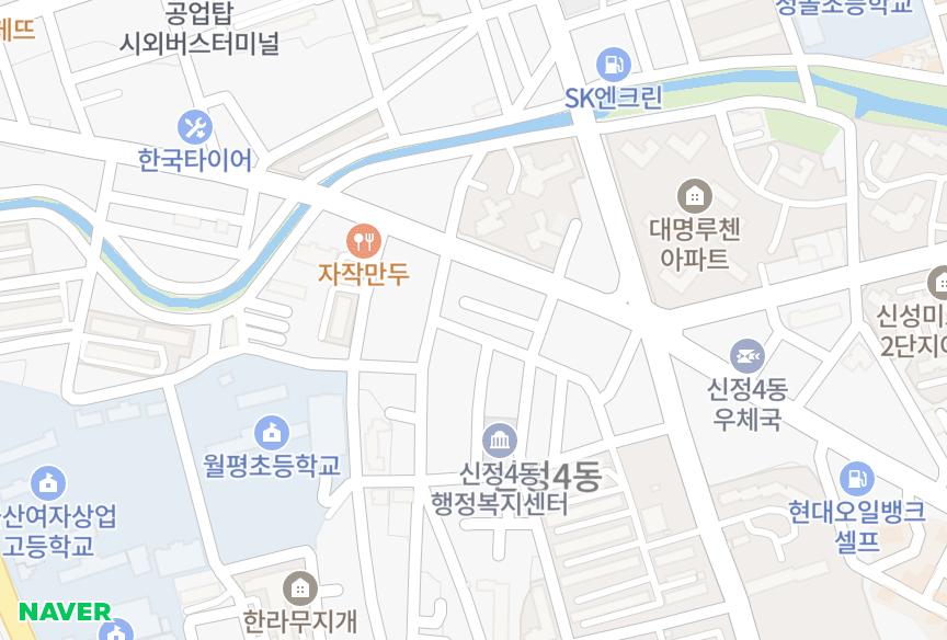울산광역시 남구 신정동 우농맨션 위치·실거래 시세 지도