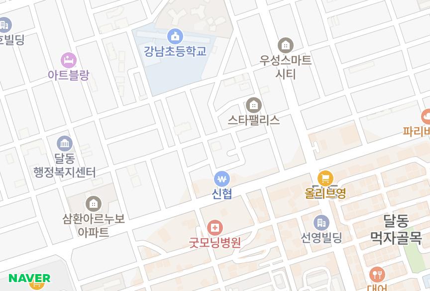 울산광역시 남구 달동 달동보경하얏트 위치·실거래 시세 지도