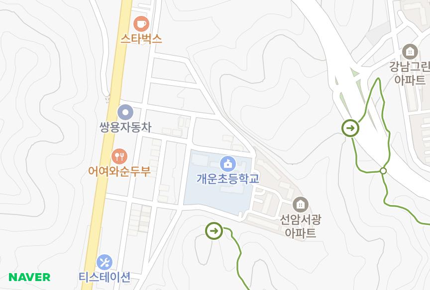 울산광역시 남구 선암동 블루힐 위치·실거래 시세 지도