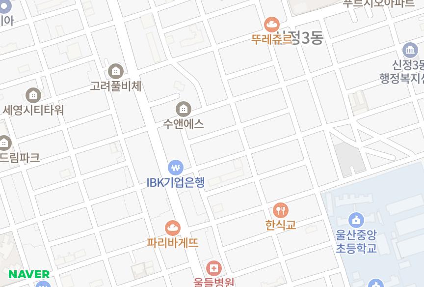 울산광역시 남구 신정동 아랑빌라 위치·실거래 시세 지도