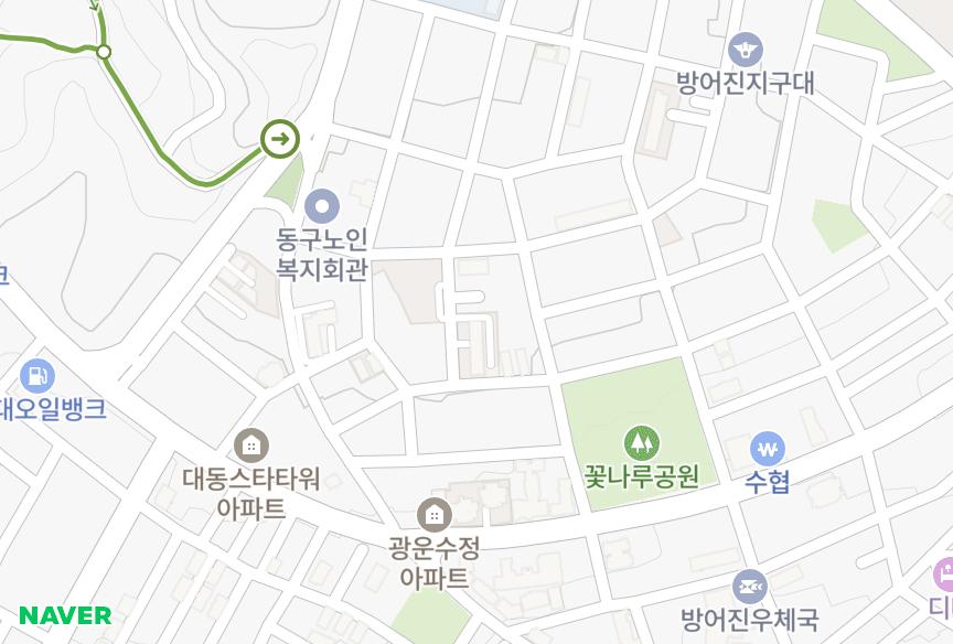 울산광역시 동구 방어동 한양코아맨션 위치·실거래 시세 지도
