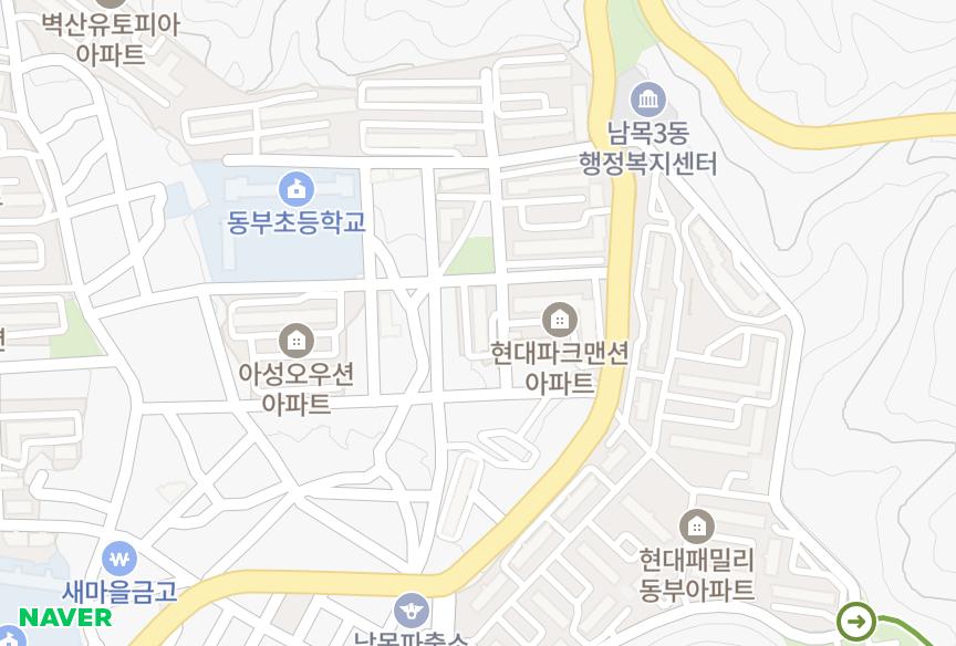 울산광역시 동구 동부동 두산 위치·실거래 시세 지도
