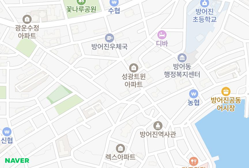 울산광역시 동구 방어동 방어창진토파즈빌6차 위치·실거래 시세 지도
