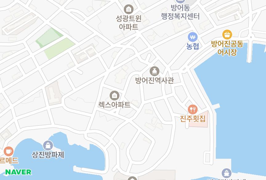 울산광역시 동구 방어동 엘리제 위치·실거래 시세 지도