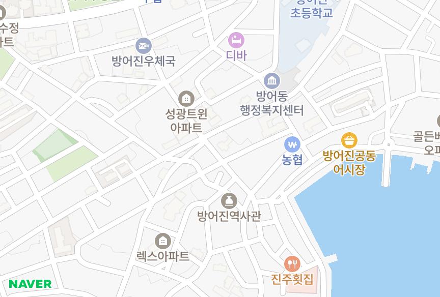 울산광역시 동구 방어동 리젠파크 위치·실거래 시세 지도