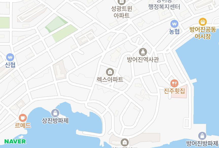 울산광역시 동구 방어동 렉스 위치·실거래 시세 지도
