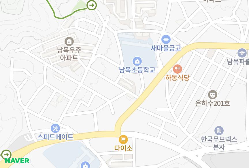 울산광역시 동구 서부동 상일맑은날 위치·실거래 시세 지도