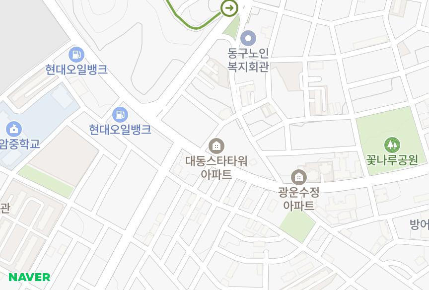 울산광역시 동구 방어동 대동스타타워 위치·실거래 시세 지도