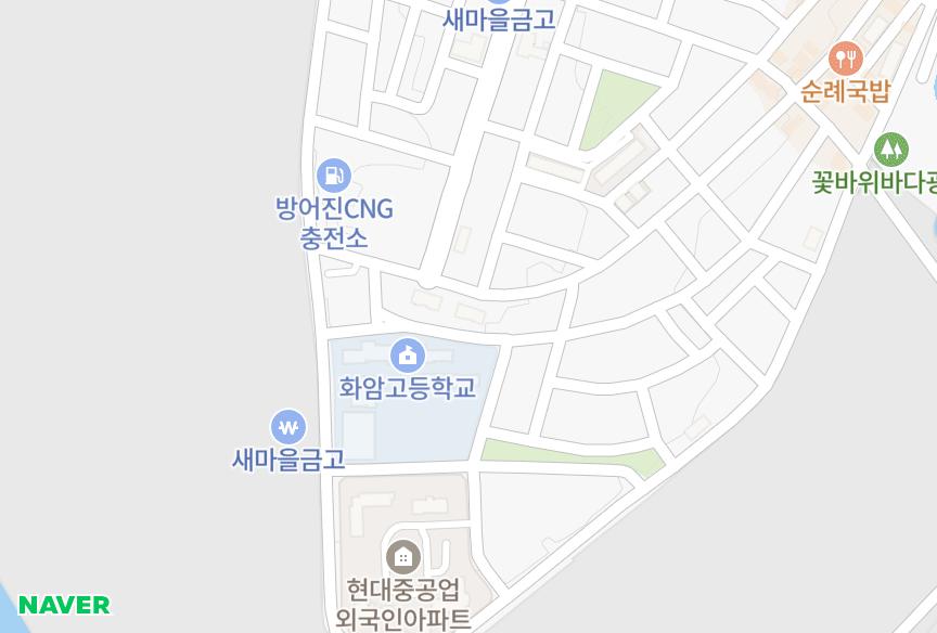 울산광역시 동구 방어동 방어명성빌라트9차 위치·실거래 시세 지도