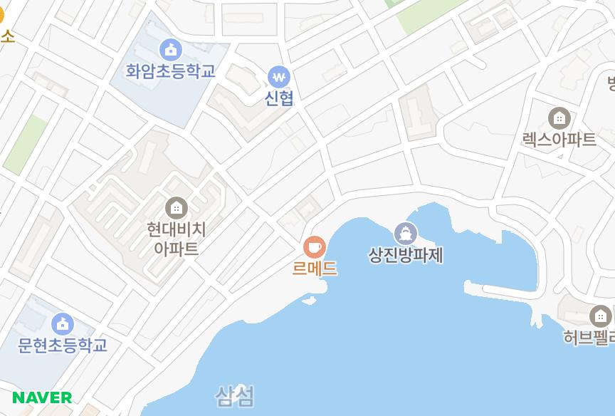 울산광역시 동구 방어동 태홍비치빌 위치·실거래 시세 지도